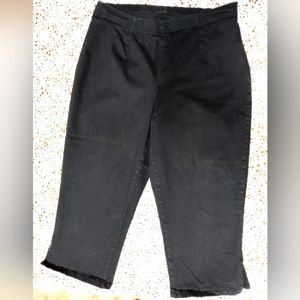 Just My Size Vintage Stretch Capri Pull-On Pants